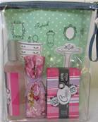 Trousse Clara parfum rose
