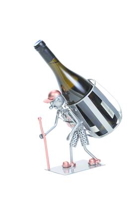 Randonneur support de bouteille métal