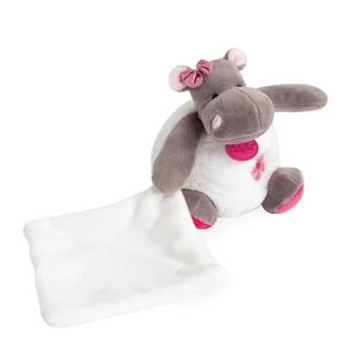 Zoé Hippo Pantin petit modèle avec doudou Babynat