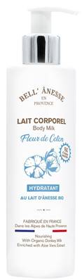 Lait corps fleur de coton au lait d'anesse bio 250ml