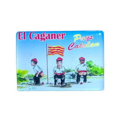 Magnet Caganer rectangulaire