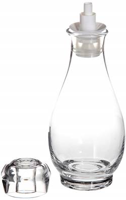 Huilier Guzzini verre bouchon transparent