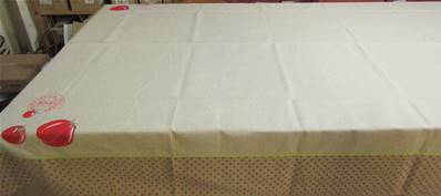 Nappe 150x250 tomate cerise