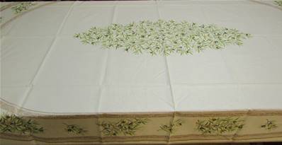 Nappe 150x250 imprimé olives