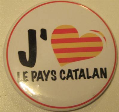 Magnet j'aime le pays Catalan