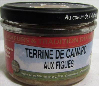 Terrine de canard aux figues