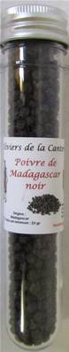 Poivre noir de Madagascar tube environ 23gr