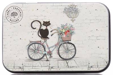 Boite à savon CHAT NOIR VELO