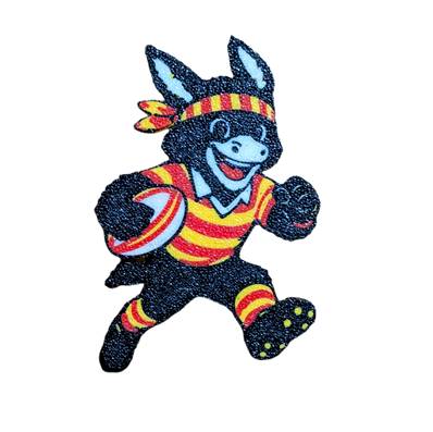 Magnet âne rugbyman