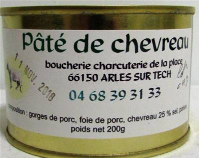 Pâté de chevreau artisanal