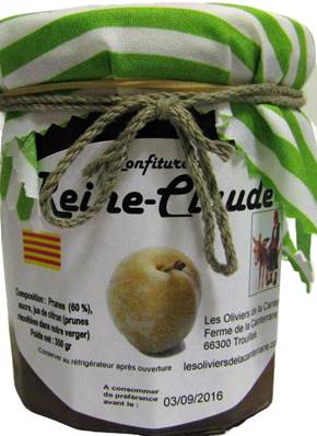 Confiture de Reine-Claude 350gr