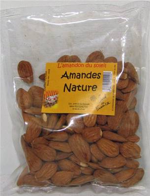 Amandes nature 200gr