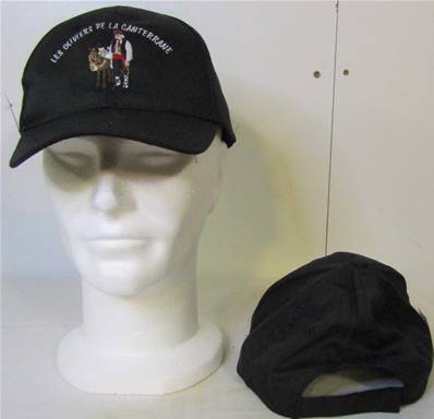 Casquette brodée Logo noire