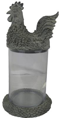 Gand Bocal verre bouchon poule
