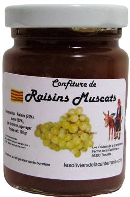 Raisin muscat 100gr Confiture maison