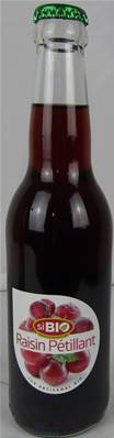 Pétillant jus de raisin Syrah BIO 33cl