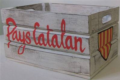 Caisse bois Pays Catalan PM 29x18