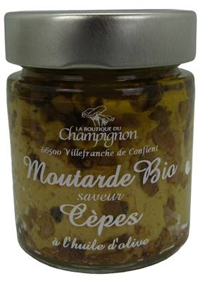 Moutarde Bio cèpes