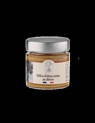 Délice d'olives vertes au chèvre 100g