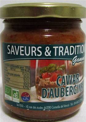 Caviar d'aubergines BIO