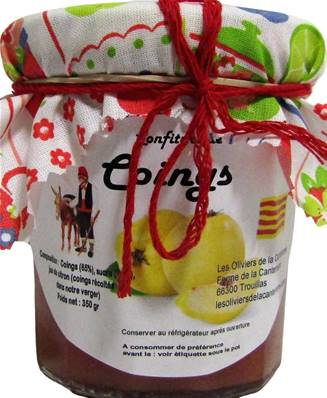 Confiture de coing 350gr