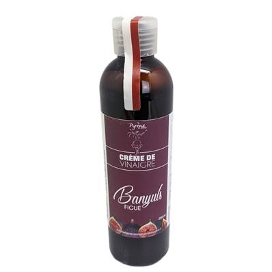 Creme vinaigre de Banyuls à la figue