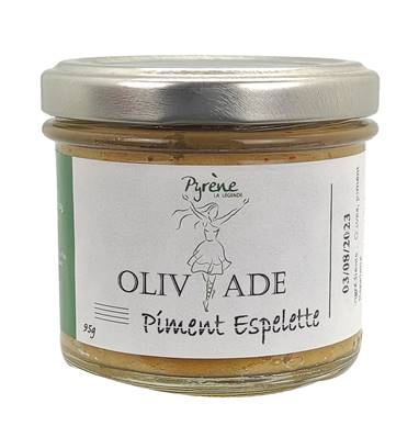 Olivade olive verte et piment d'Espelette