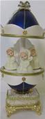 Petite décoration musicale style Fabergé bébés filles