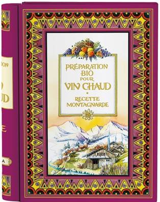 Coffret livre Préparation pour vin chaud bio 24 infusettes