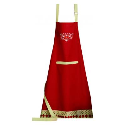 TABLIER DE CUISINE ROSA ROUGE 72 X 85