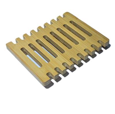 Porte savon bois clair piano