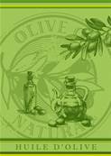 Torchon Huile Olive Vert 50x70cm