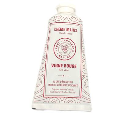 Crème pour les mains vigne rouge 50ml au lait d'ânesse bio