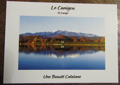 Carte postale reflets Canigou