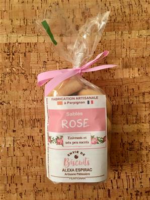 Sablés à la rose de Damas