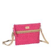 Sac à bandoulière fushia 28x1x18