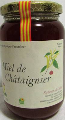 Miel de châtaignier 500gr