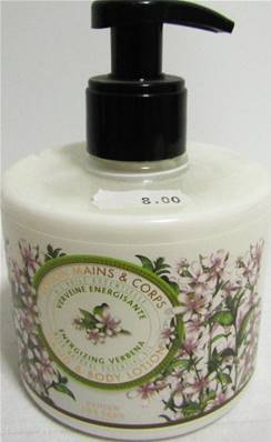 Lait main/corps verveine 300ml