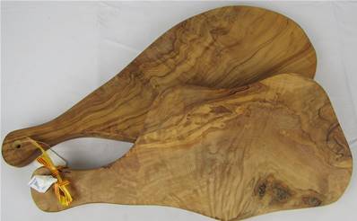 Planche rustique avec manche bois d'olivier 40cm