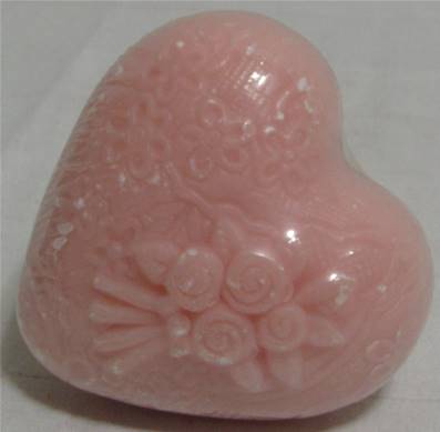 Savon coeur à la rose