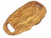 Plateau de service bois d'olivier 50/52cm